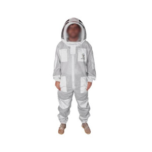 Toor Traders 3 Layers Ventilated Bee Keeping Suit With Fencing Veil Hat