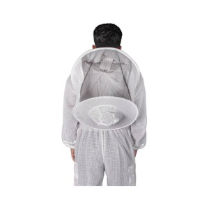 Toor Traders 3 Layers Ventilated Bee Keeping Suit With Round Veil Hat