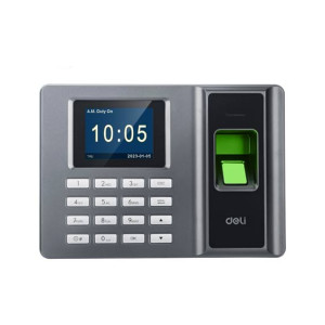 Deli Fingerprint Attendance Machine Black (ES152)