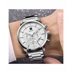 Benyar Chronograph Edition Men's Watch Silver (BY-1085)