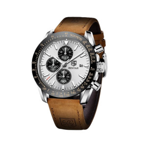 Benyar Grand Master Chronograph Edition Men's Watch Silver/Black (BY-5140-1)