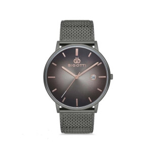 Bigotti Analog Stainless Steel Men's Watch Grey (BG.1.10120-5)