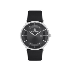 Bigotti Milano Leather Men's Watch Black (BG.1.10123-2)