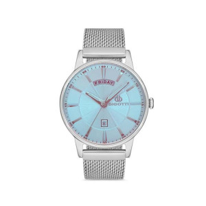 Bigotti Stainless Steel Men's Watch Silver (BG.1.10161-1)