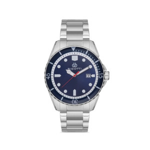 Bigotti Milano Stainless Steel Men's Watch Silver (BG.1.10162-2)