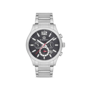 Bigotti Stainless Steel Men's Watch Silver (BG.1.10166-2)