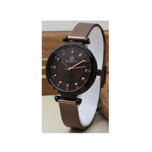 Bigotti Montre Femme's Stainless Steel Women's Watch Brown (BG.1.10179-6)