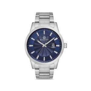 Bigotti Montre Homme's Stainless Steel Men's Watch Silver (BG.1.10181-2)