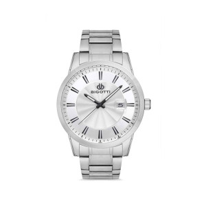 Bigotti Stainless Steel Men's Watch Silver (BG.1.10181-5)