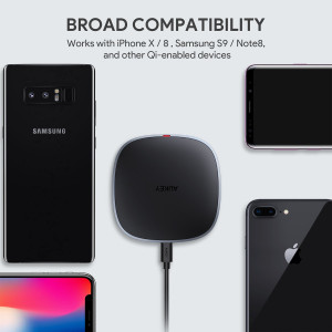 Aukey 15W Graphite Wireless Charger Pad (LC-C6)