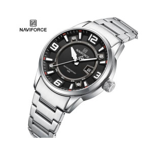 Naviforce VeloCity Vista Edition Watch For Men Silver (NF-8044-6)
