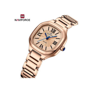 Naviforce Femme Square Edition Watch For Women Gold (NF-5042-3)