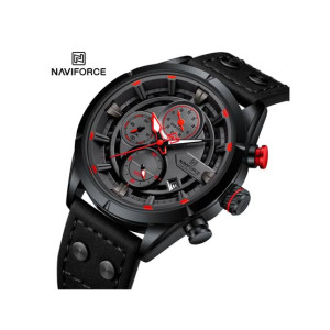 Naviforce ChronoElite Edition Watch For Men - Black (NF-5042-4)