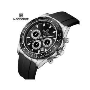 Naviforce Flex Chrono Edition Watch For Men Black - (NF-8054-1)