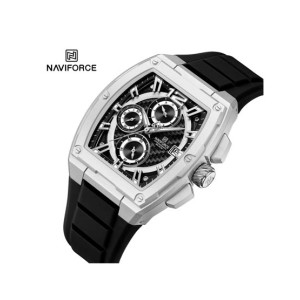 Naviforce Square Force Watch For Men Black (NF-8050-7)