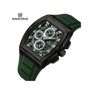 Naviforce Square Force Watch For Men Green (NF-8050-4)