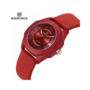 Naviforce Grace Date Watch For Women Red (NF-7107-8)