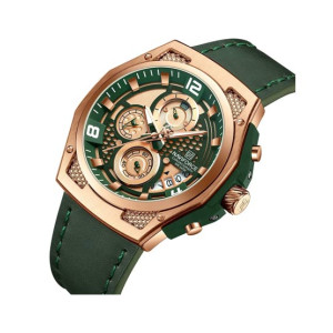 Naviforce Leather X Watch For Men Green (nf-8051-5)