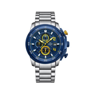 Naviforce Chrono Titan Watch For Men Silver (NF-8047-5)
