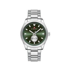 Naviforce Pursuit Chronograph Watch For Men Silver (NF-9231-6)