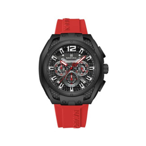 Naviforce Edge Chronograph Watch For Men Red (NF-8063-2)