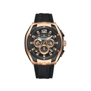 Naviforce Edge Chronograph Watch For Men Black Rose (NF-8063-7)