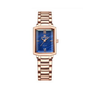 Naviforce Square Edition Watch For Women Rose Gold (NF-5039-11)