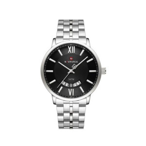 Naviforce Affinity Watch For Men Silver (NF-9238g-3)