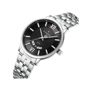 Naviforce Affinity Watch For Men Silver (NF-9238g-3)