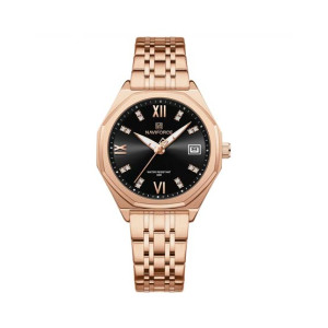 Naviforce Sapphire Grace Watch For Women Rose Gold (NF-5052-2)