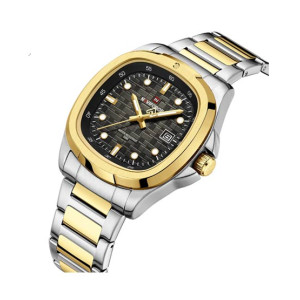 Naviforce Date Precision Watch For Men Two Tone (NF-9240-6)