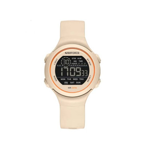 Naviforce Digital Diva Watch For Women Beige (NF-7119-3)