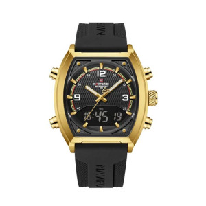 Naviforce Dual Master Watch For Men Black (NF-9242-2)