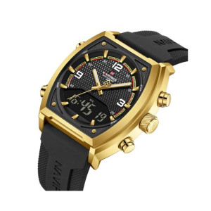 Naviforce Dual Master Watch For Men Black (NF-9242-2)