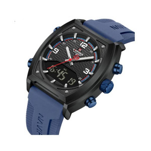 Naviforce Dual Master Watch For Men Dark Blue (NF-9242-4)