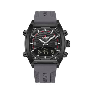 Naviforce Dual Master Watch For Men Grey (NF-9242-7)