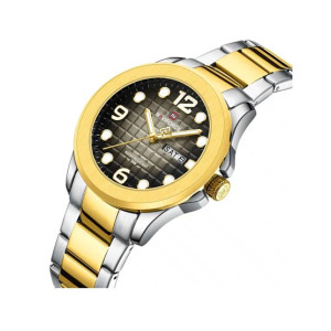 Naviforce Luminox Watch For Men Two Tone (NF-9244-2)