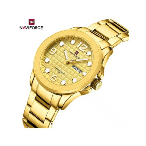 Naviforce Luminox Watch For Men Golden (NF-9244-3)