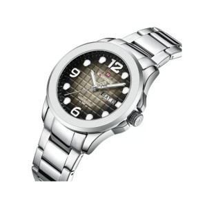 Naviforce Luminox Watch For Men Silver (NF-9244-7)