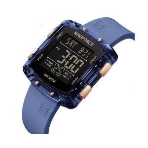 Naviforce Digitron Watch For Women Blue (NF-7121-2)