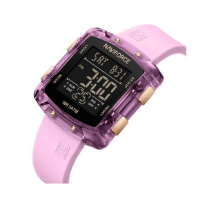 Naviforce Digitron Watch For Women Purple (NF-7121-6)
