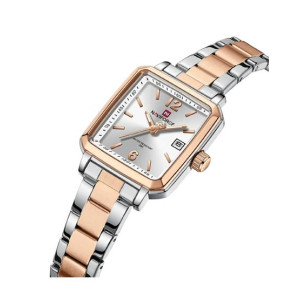 Naviforce Square Class Edition Watch For Couple Two Tone (NF-9252c-4)