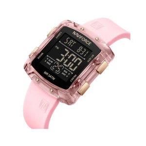 Naviforce Digitron Watch For Women Pink (NF-7121-7)
