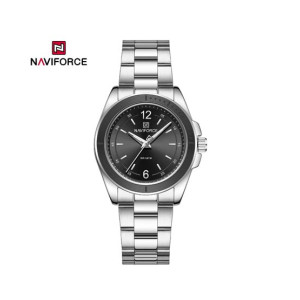 Naviforce Pixie Dial Watch For Women Silver (NF-5062-6)