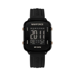 Naviforce Sparkle Beat Watch For Women Black (NF-7120-1)