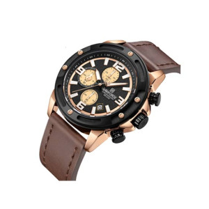 Naviforce Titan Chrono Edition Watch For Men Brown (NF-8074-7)