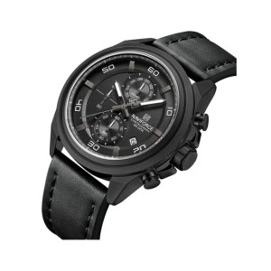 Naviforce Chronomark Watch For Men Black (NF-8075-1)
