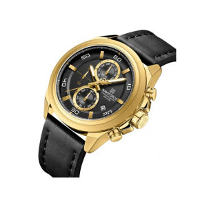 Naviforce Chronomark Watch For Men Black (NF-8075-4)