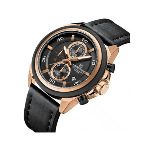 Naviforce Chronomark Watch For Men Black (NF-8075-5)