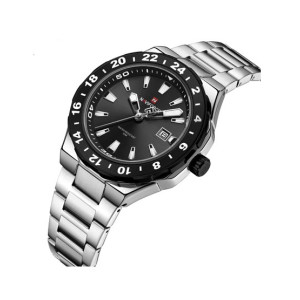Naviforce Sterling Watch For Men Silver (NF-9249-6)